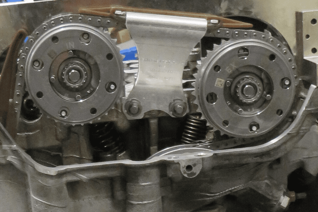 Het onderdeel dat vaak stuk gaat, is het VANOS nokkenastandwiel