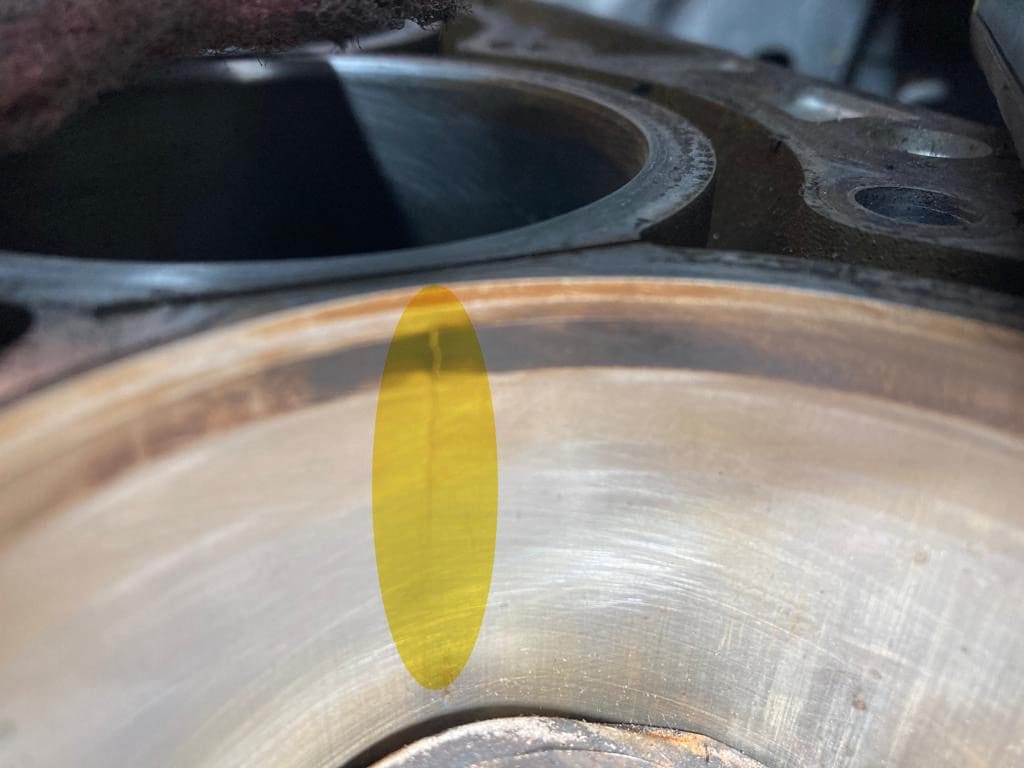 DTS Lopik revisie-specialist Ford 1.5 EcoBoost motor scheur cilinderwand koelvloeistofverbruik uitgelicht